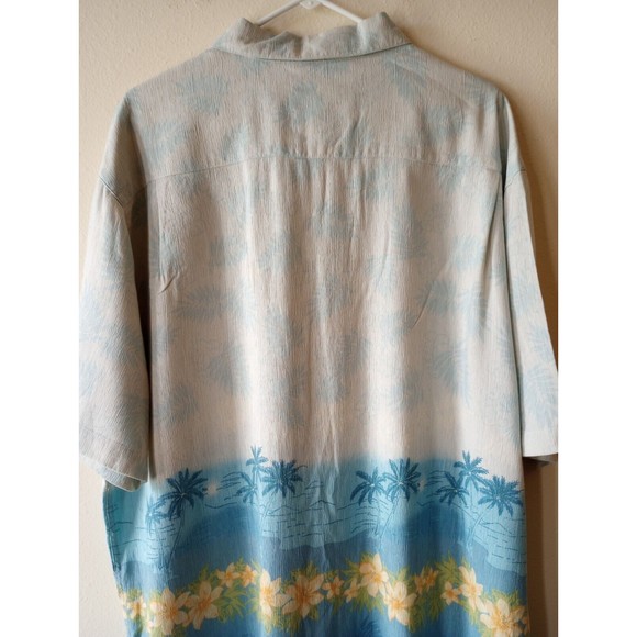 Havana Jack's Cafe 100% Silk Men's Hawaiian Shirt Size XXL - Picture 3 of 9